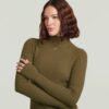 Rib slim-fit jurk
