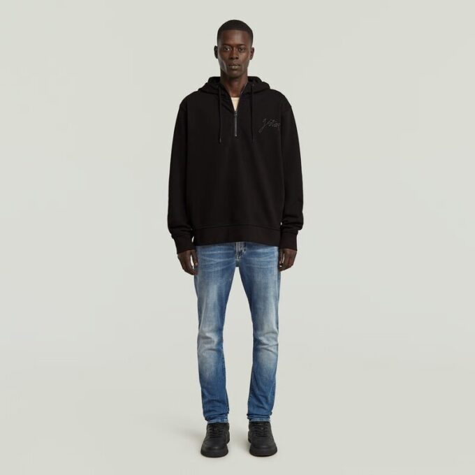 Script Half Zip Hoodie