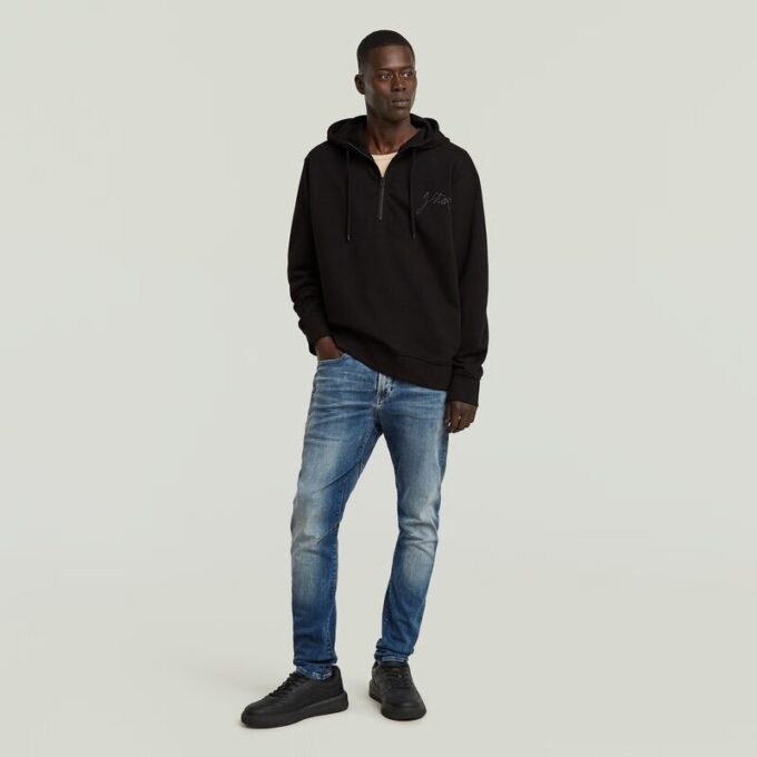 Script Half Zip Hoodie