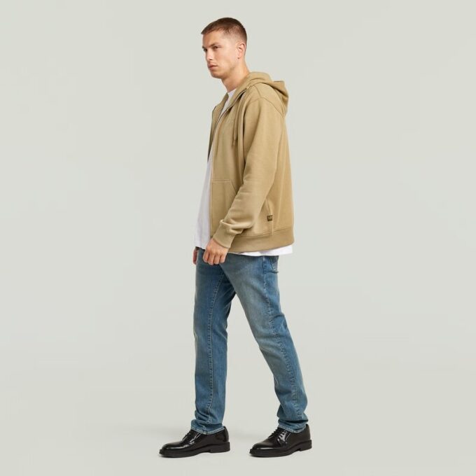 Script Hoodie Rits Trui Script Hoodie Rits Trui