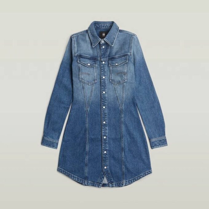 Shirtjurk met schuine zoom Shirtjurk met schuine zoom
