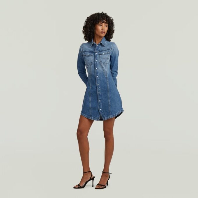 Shirtjurk met schuine zoom Shirtjurk met schuine zoom