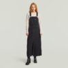 Skater Maxi Dungaree Jurk