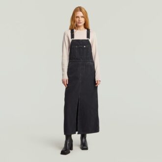 Skater Maxi Dungaree Jurk