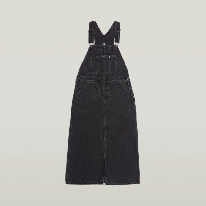 Skater Maxi Dungaree Jurk