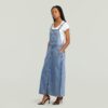 Skater Maxi Dungaree Jurk