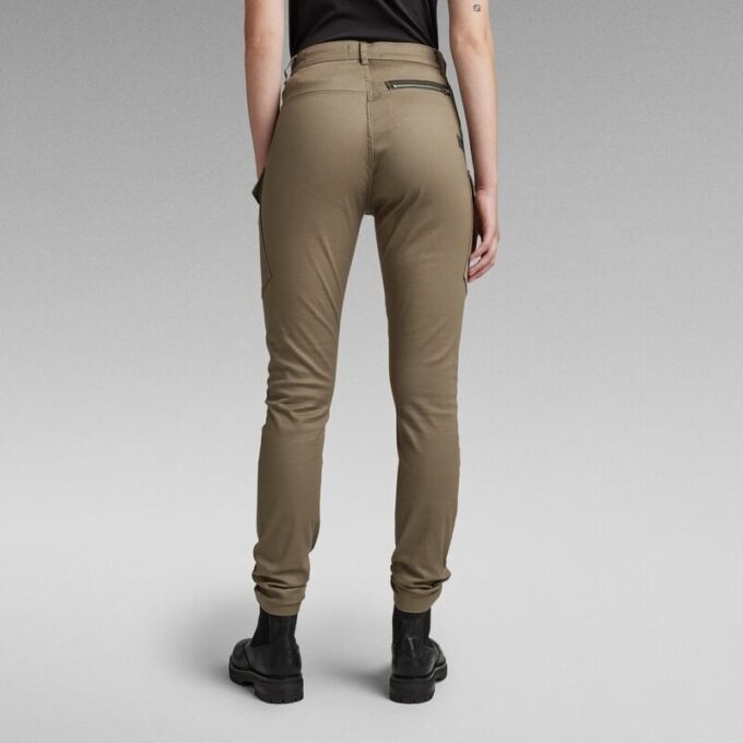 Skinny cargobroek met hoge G-vorm Skinny cargobroek met hoge G-vorm