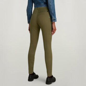 Skinny cargobroek met hoge G-vorm Skinny cargobroek met hoge G-vorm