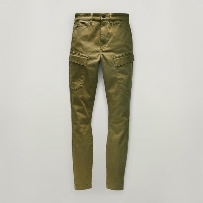Skinny cargobroek met hoge G-vorm Skinny cargobroek met hoge G-vorm