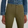 Skinny cargobroek met hoge G-vorm Skinny cargobroek met hoge G-vorm