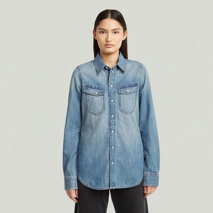 Slank Western Shirt