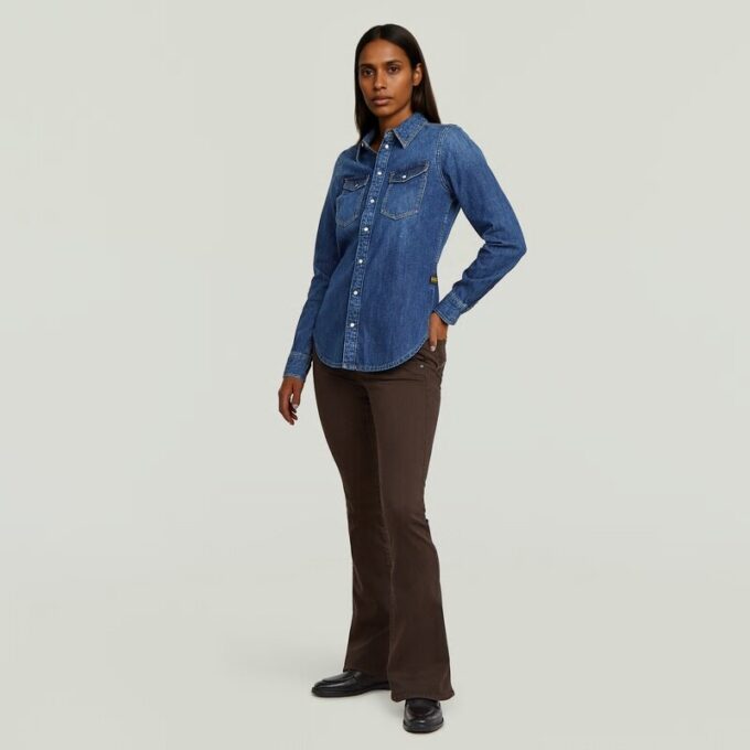 Slank Western Shirt