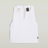 Slim crop top met drukknopen aan de achterkant Slim crop top met drukknopen aan de achterkant