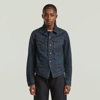 Slim-fit jasje met schuine zoom