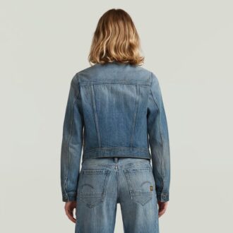 Slim-fit jasje met schuine zoom