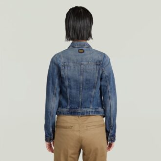 Slim-fit jasje met schuine zoom