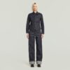 Slim-fit jasje met schuine zoom en selvedge-motief Slim-fit jasje met schuine zoom en selvedge-motief