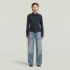 Slim-fit overhemd met rits