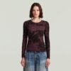 Slim-fit T-shirt met allover print Slim-fit T-shirt met allover print