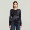 Slim-fit T-shirt met allover print Slim-fit T-shirt met allover print