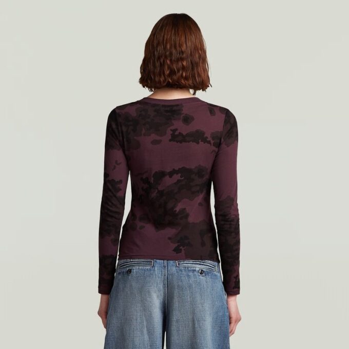 Slim-fit T-shirt met allover print Slim-fit T-shirt met allover print