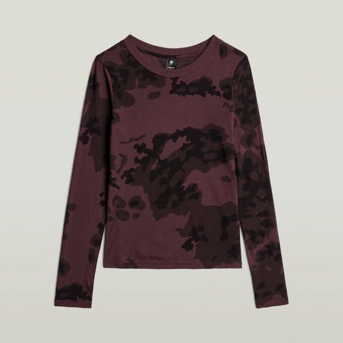 Slim-fit T-shirt met allover print Slim-fit T-shirt met allover print