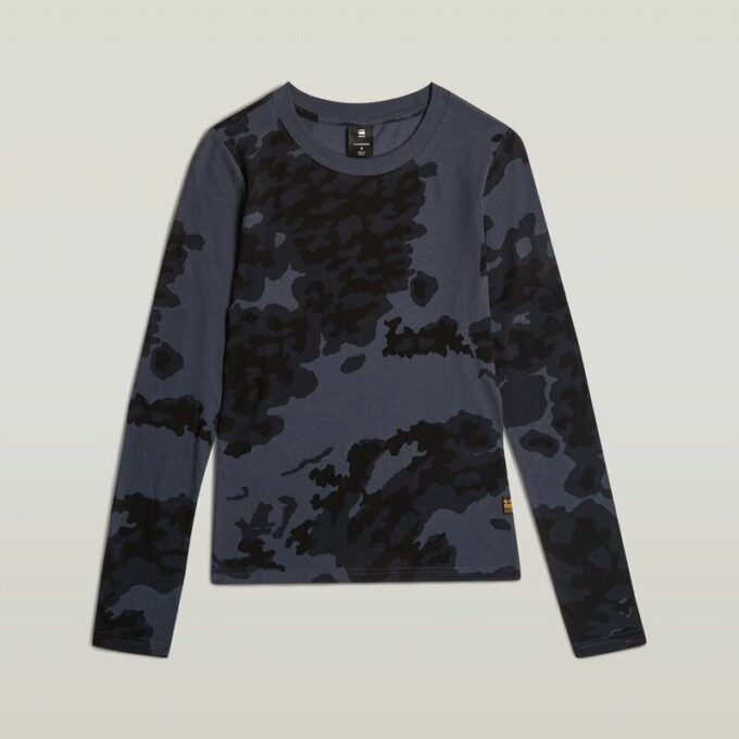 Slim-fit T-shirt met allover print Slim-fit T-shirt met allover print