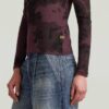 Slim-fit T-shirt met allover print Slim-fit T-shirt met allover print