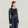 Slim-fit T-shirt met allover print Slim-fit T-shirt met allover print