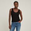 Slim geribbeld tanktopje Slim geribbeld tanktopje