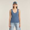 Slim geribbeld tanktopje Slim geribbeld tanktopje