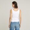 Slim geribbeld tanktopje Slim geribbeld tanktopje