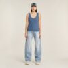 Slim geribbeld tanktopje Slim geribbeld tanktopje