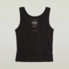 Slim geribbeld tanktopje Slim geribbeld tanktopje