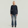 Slim Poplin Shirt met Lange Mouwen Slim Poplin Shirt met Lange Mouwen