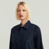 Slim Poplin Shirt met Lange Mouwen Slim Poplin Shirt met Lange Mouwen