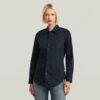 Slim Poplin Shirt met Lange Mouwen Slim Poplin Shirt met Lange Mouwen