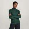 Slim Rib Mock Top Slim Rib Mock Top