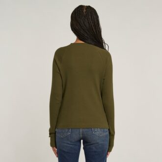 Slim Rib Mock Top