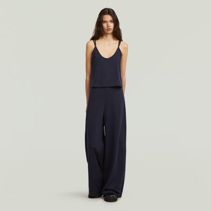 Spaghettibandjes losse jumpsuit Spaghettibandjes losse jumpsuit