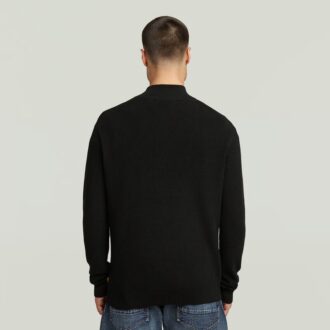 Structuur Half Zip Knit