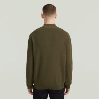 Structuur Half Zip Knit