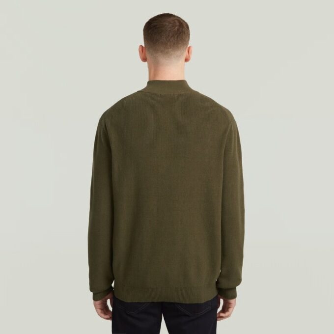 Structuur Half Zip Knit Structuur Half Zip Knit