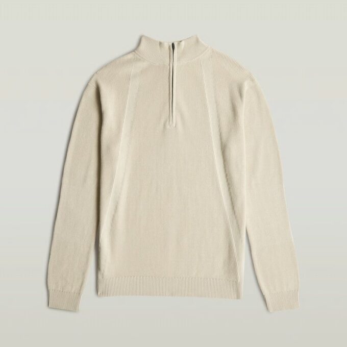 Structuur Half Zip Knit Structuur Half Zip Knit