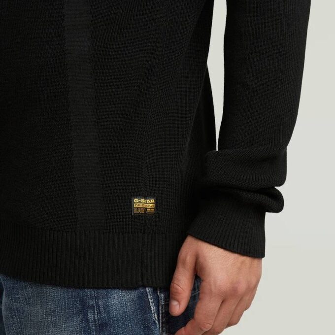 Structuur Half Zip Knit Structuur Half Zip Knit