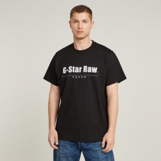 Symbolen Print Los T-shirt