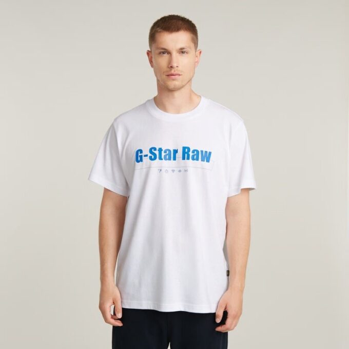 Symbolen Print Los T-shirt Symbolen Print Los T-shirt