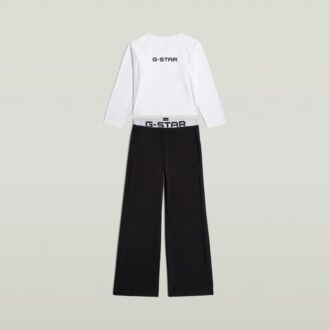 T-shirt en broek pyjamaset