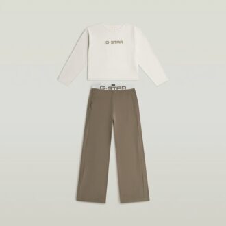 T-shirt en broek pyjamaset