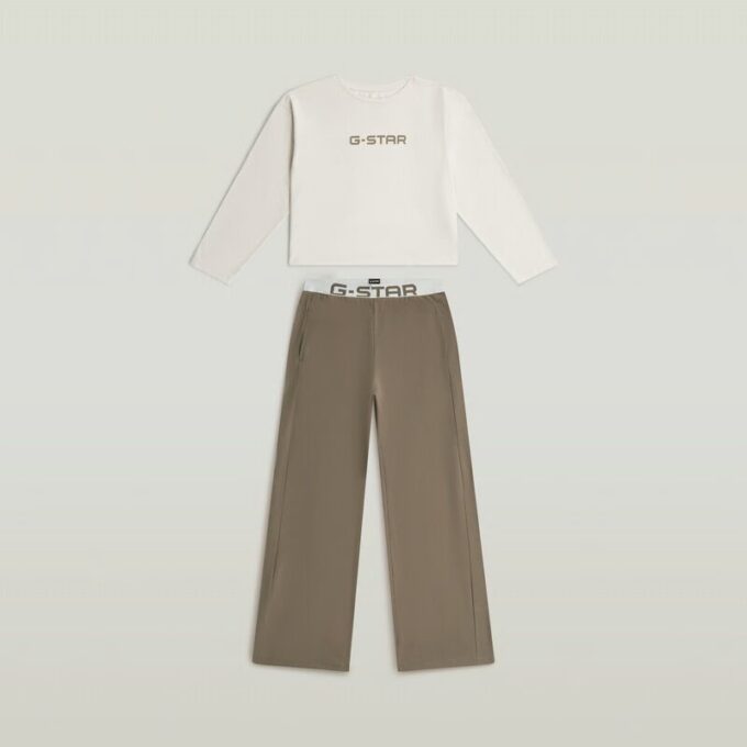 T-shirt en broek pyjamaset T-shirt en broek pyjamaset